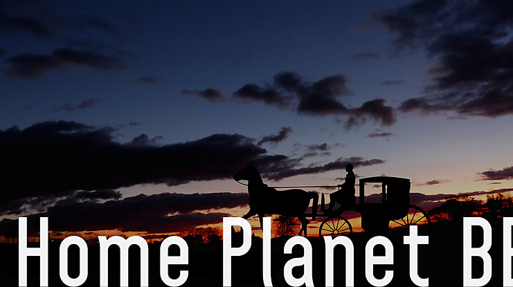 Home Planet BB Font Family