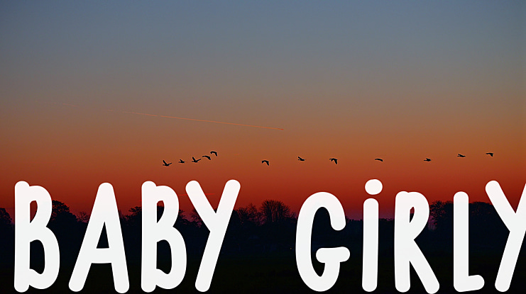 BABY GIRLY Font