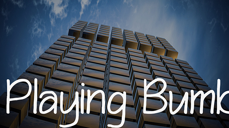 Playing Bumb Font