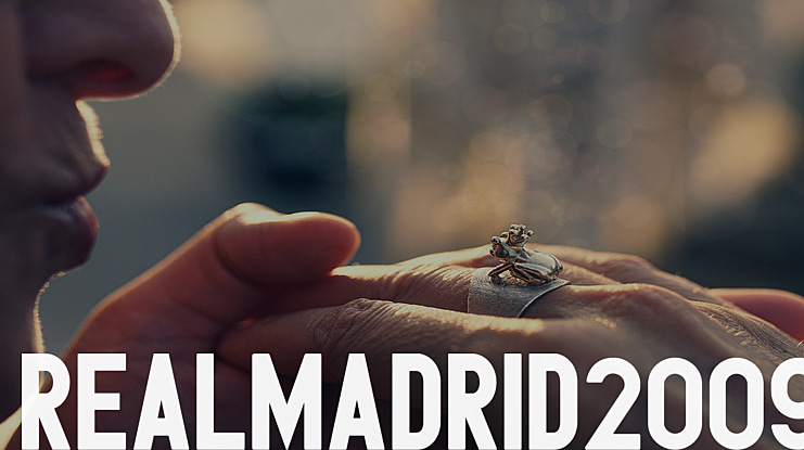 RealMadrid2009 Font