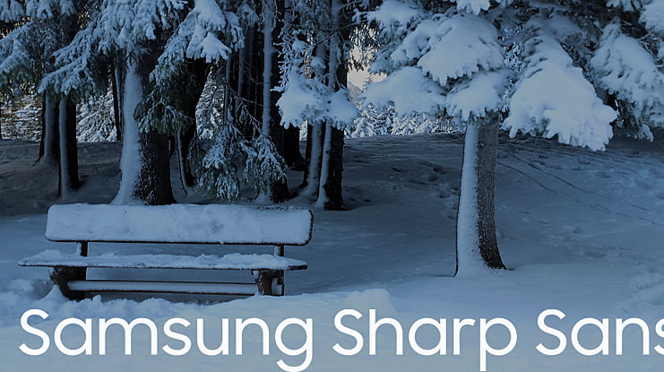 Samsung Sharp Sans Font Family