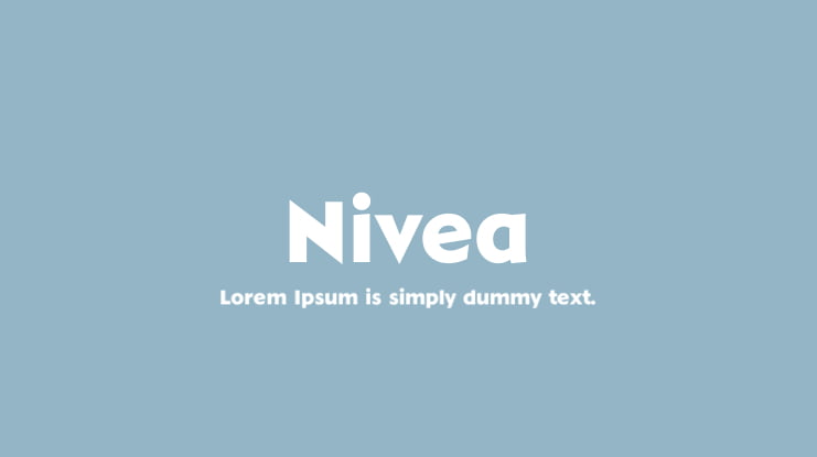 Nivea Font Family