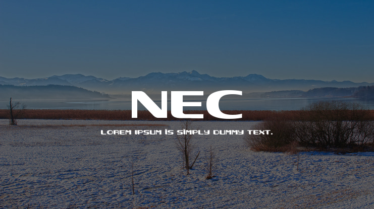 NEC Font