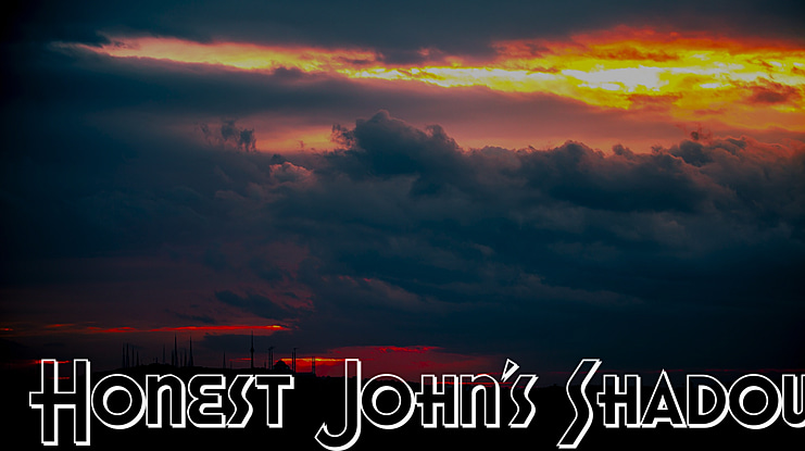 Honest John's Shadow Font