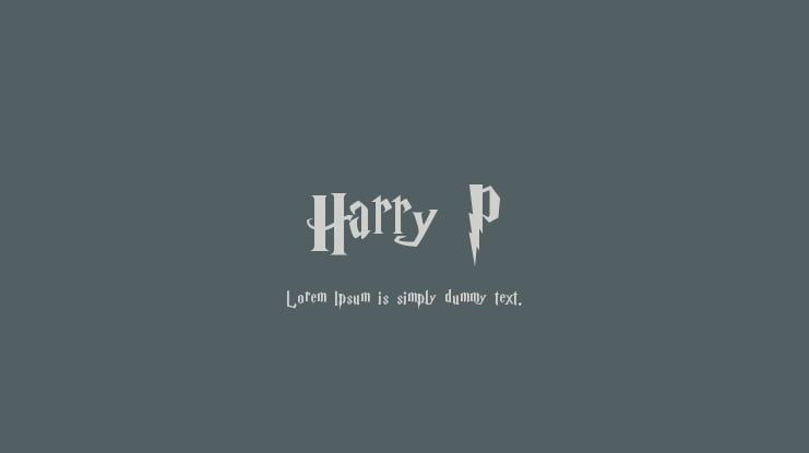 Harry P Font