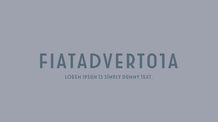 FIATADVERT01A Font