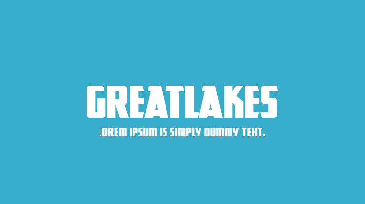 GreatLakes Font