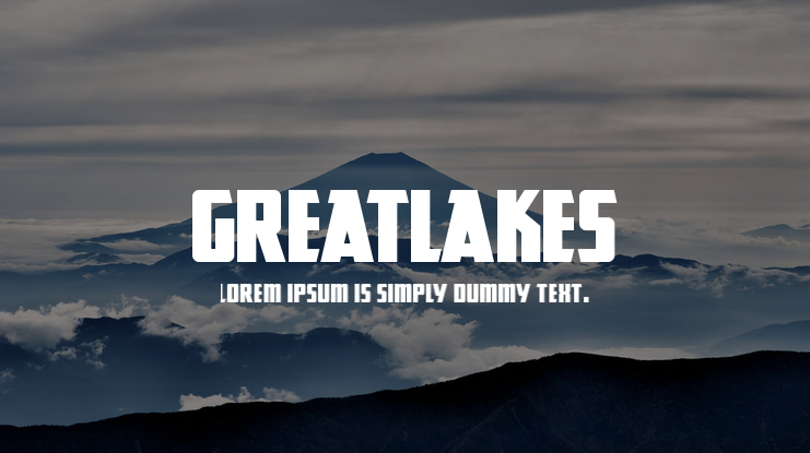 GreatLakes Font
