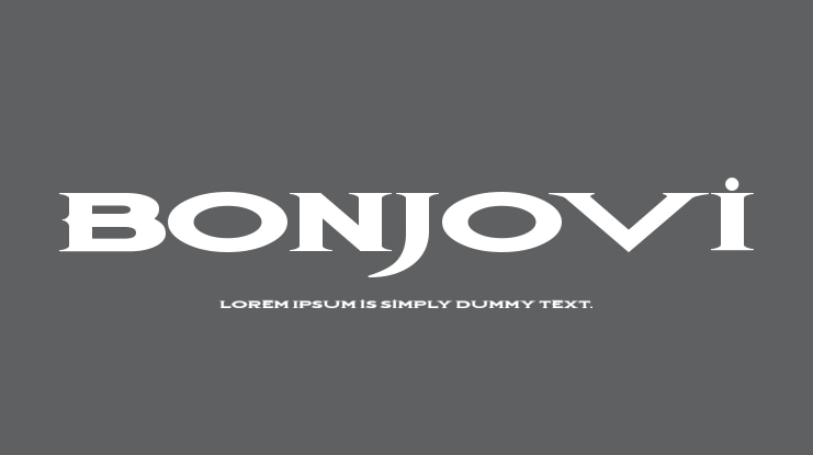 BonJovi Font