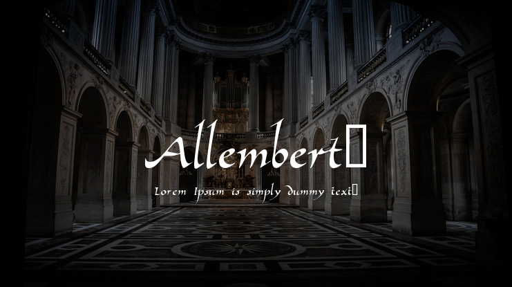 Allembert™ Font