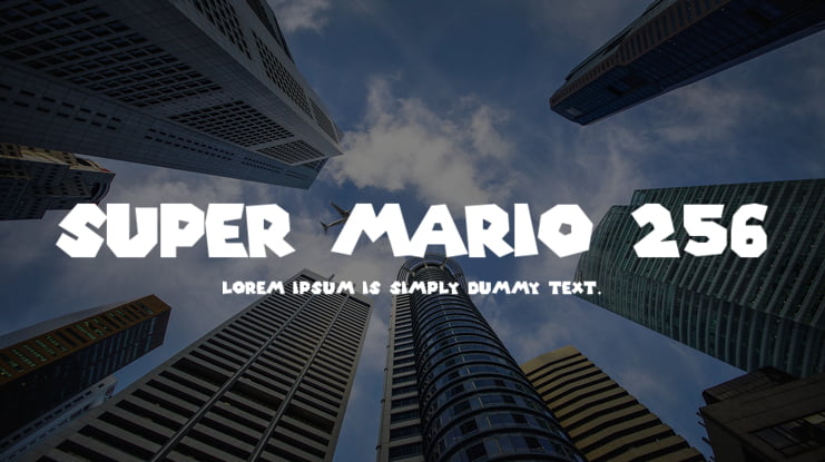 Super Mario 256 Font
