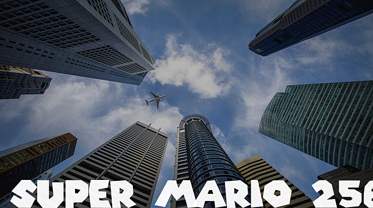 Super Mario 256 Font