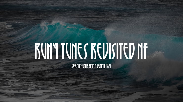 Runy Tunes Revisited NF Font
