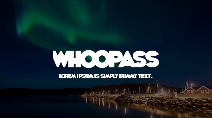 WhoopAss Font