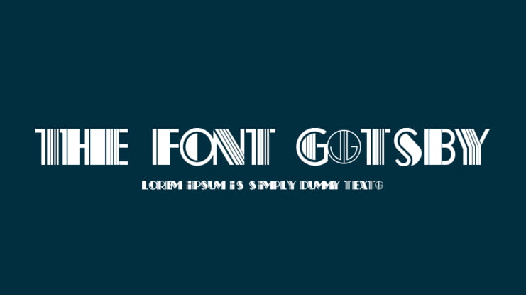 The Font Gatsby