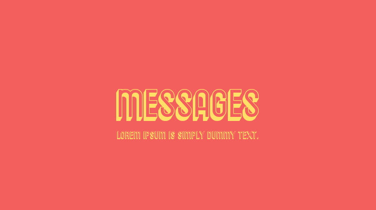 Messages Font
