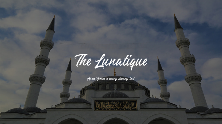 The Lunatique Font