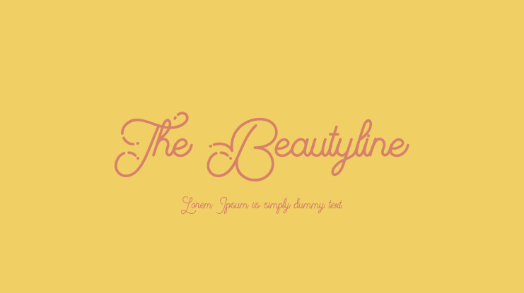 The Beautyline Font