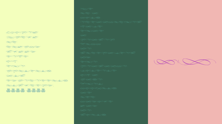 Medish Deco PERSONAL USE ONLY Font Family