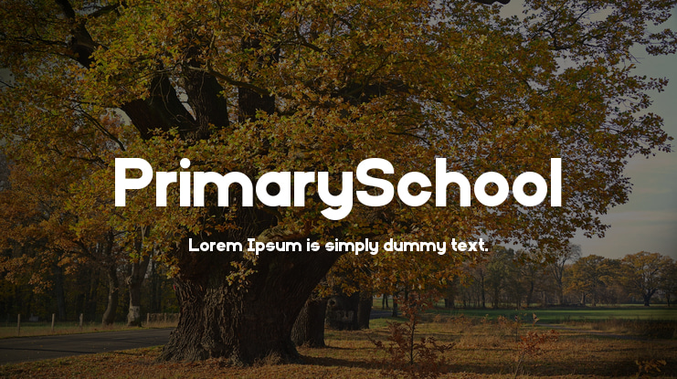 PrimarySchool Font