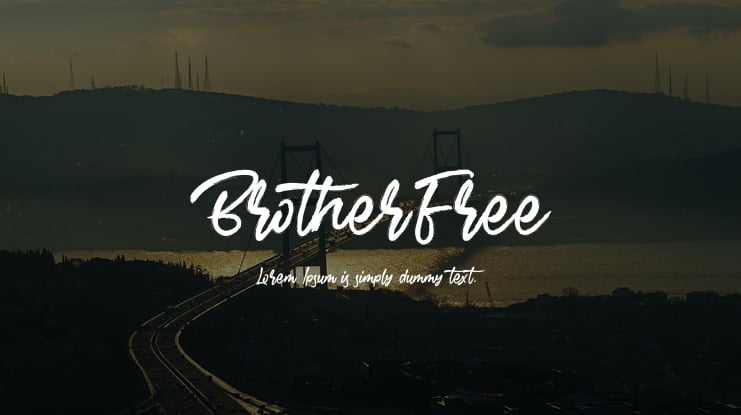 BrotherFree Font