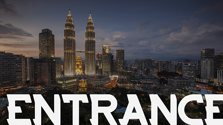 ENTRANCE Font Family