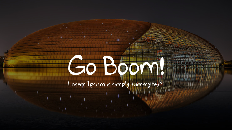 Go Boom! Font