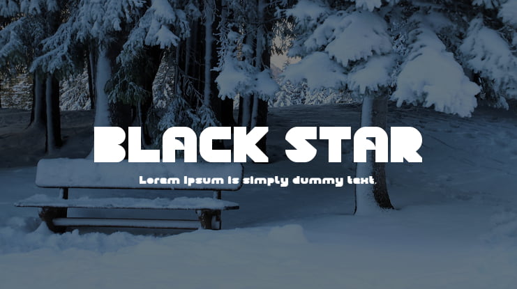 BLACK STAR Font
