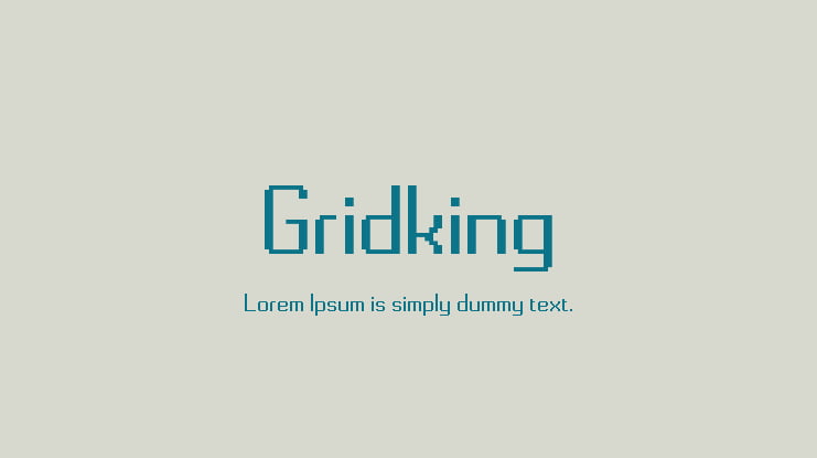 Gridking Font