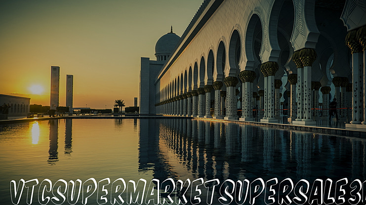 VTC Supermarket Sale Font Family