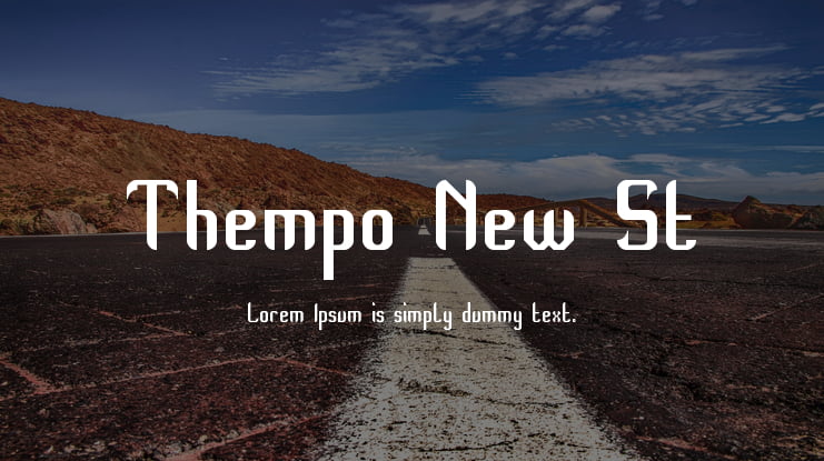 Thempo New St Font