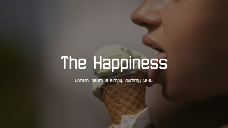 The Happiness Font