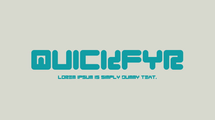 Quickfyr Font