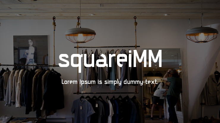 squareiMM Font