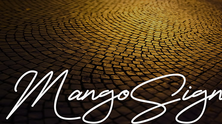 MangoSign Font