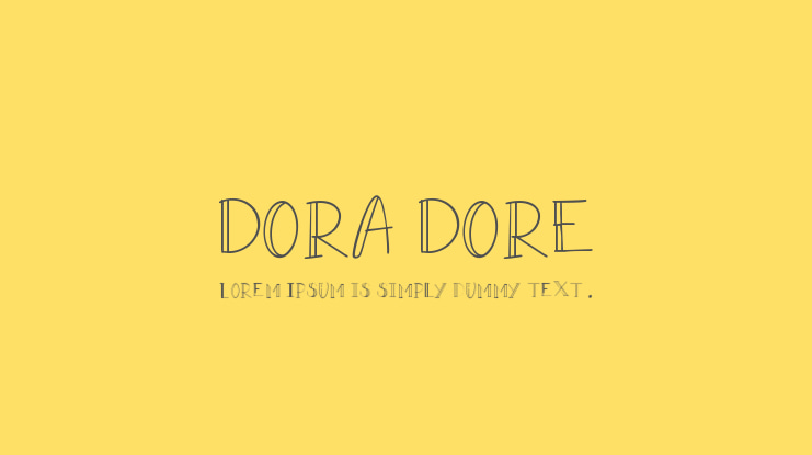 dora dore Font