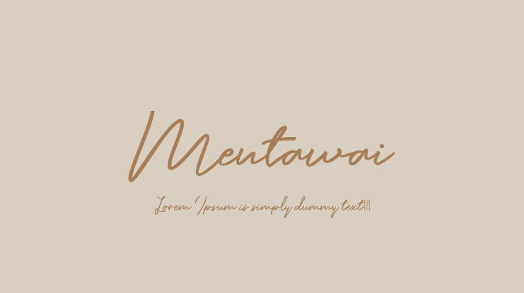 Mentawai Font