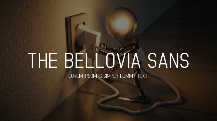 The Bellovia Sans Font