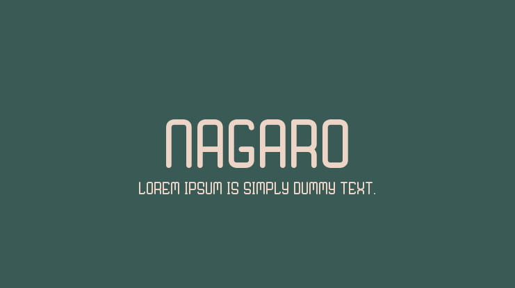 Nagaro Font
