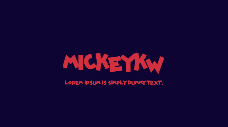 mickeykw Font