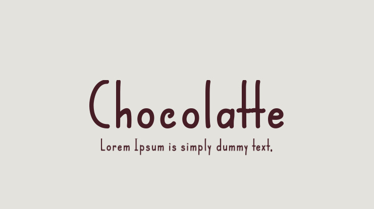Chocolatte Font