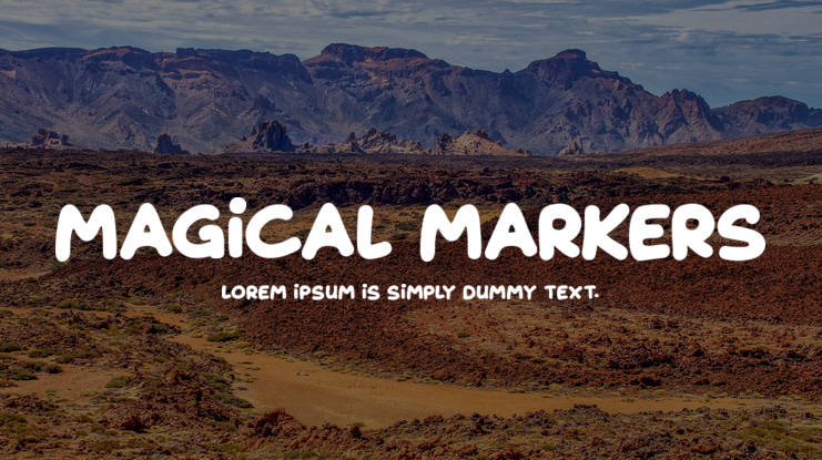Magical Markers Font Family