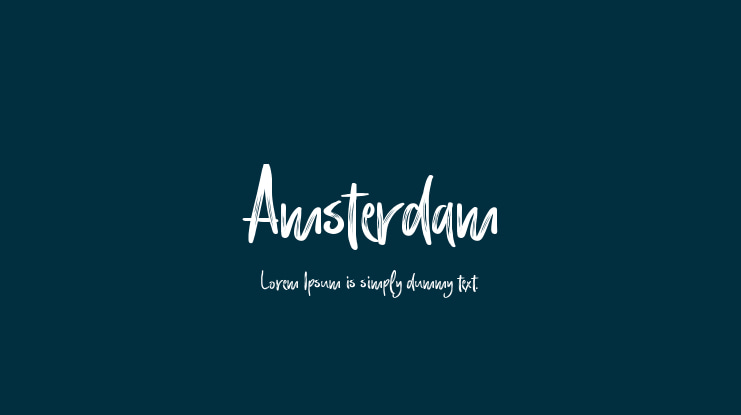 Amsterdam Font