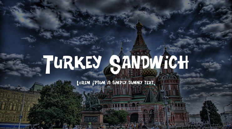 Turkey Sandwich Font