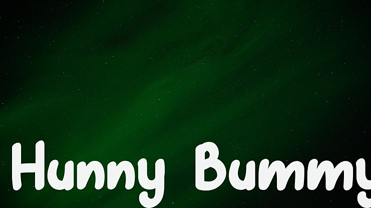 Hunny Bummy Font