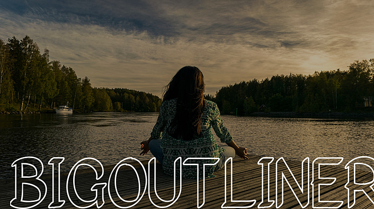 Bigoutliner Font