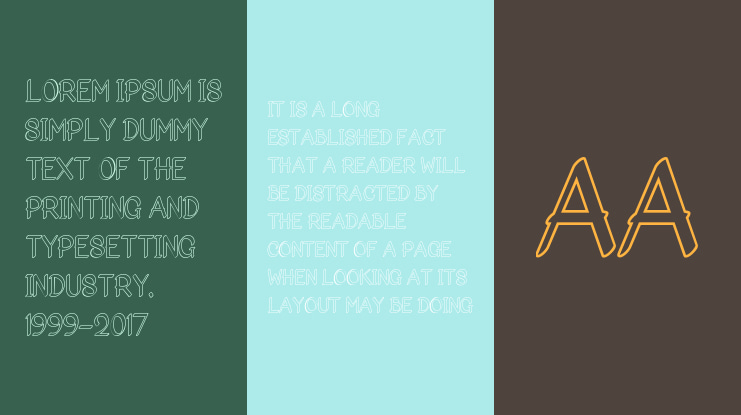 Bigoutliner Font