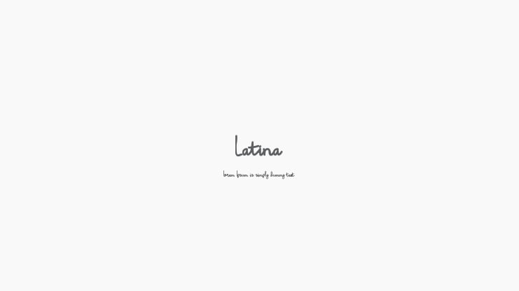 Latina Font