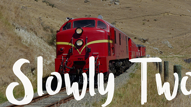 Slowly Two Font