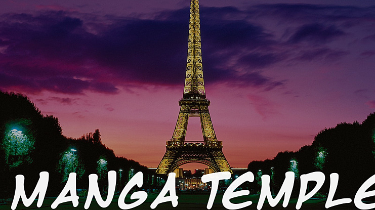 Manga Temple Font Family